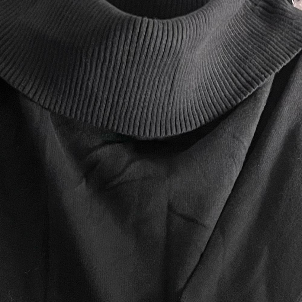 Banana Republic Ribbed cowl neck sweater midi dress. Size Medium. NWT - Picture 3 of 9
